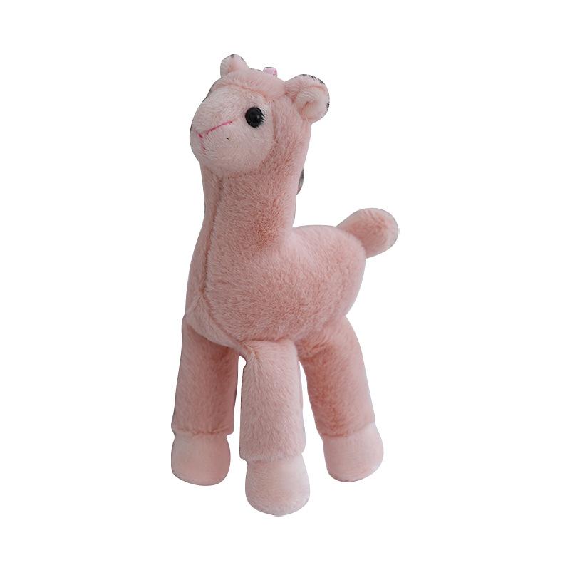 Cute Plush Alpaca Stuffed Toy With  Pp Cotton Material Soft Comfortable And