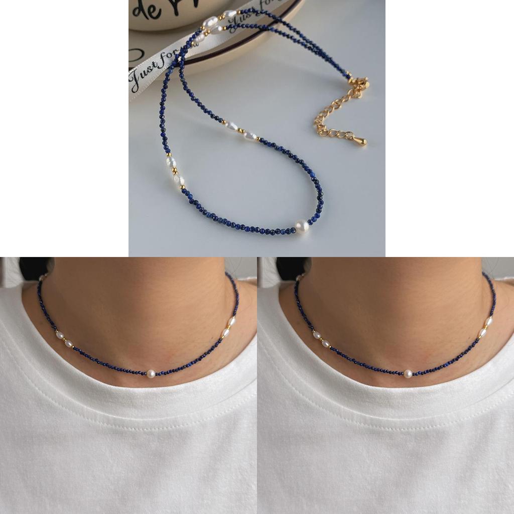 Ny Stil Geometriskt Pärlhalsband För Kvinnor Med Vintage Design Och Elegant Lås Halsbandskedja