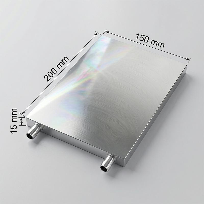 SysCooling Aluminium Vandkølingsblok CPU GPU Væskekøler Køleplade PC Custom DIY Industriell Form Varmeafledningsplade