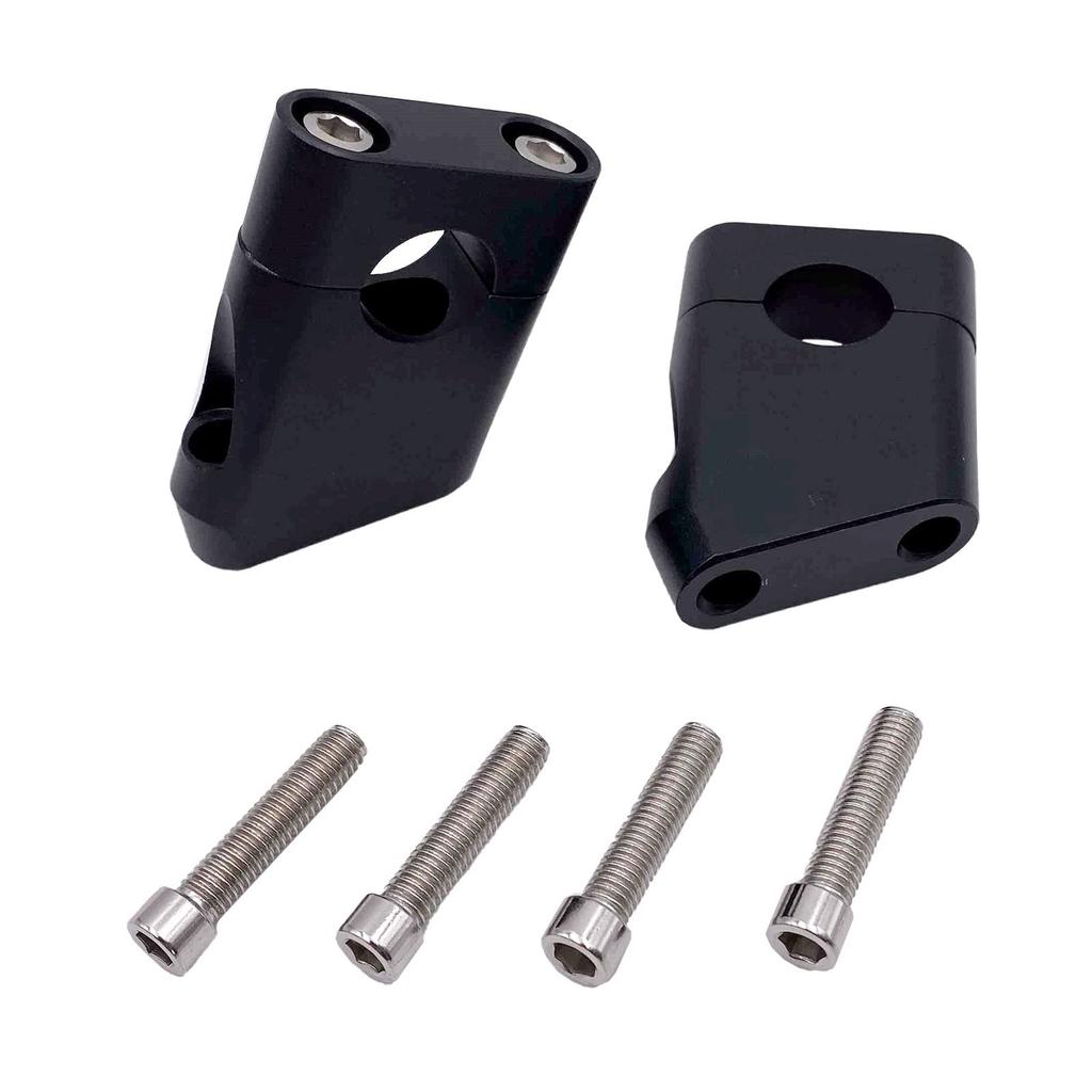 Lunari Handle Up Set Back Holder Handle Bracket Zephyr 400 X Zephyr 750 1100 Varios II (Black)