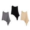 Casual Knitting Wrap Scarf With Breathable Texture For Layering Over Top Dresses Outdoor Activity Indoor Relaxation