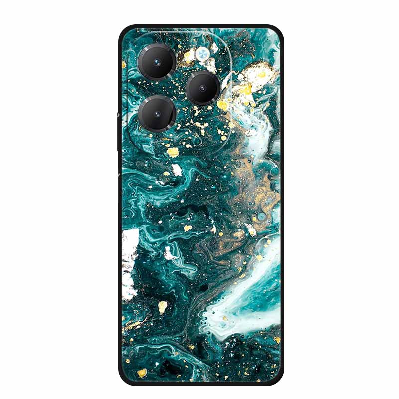 For Infinix Hot 40 Pro Case Animals Soft Silicone TPU Cover Phone Cases For Infinix Hot 40i Hot40 X6837 Protective Wolf Coque