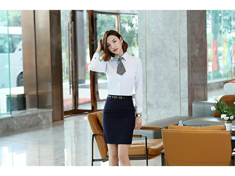 Serge Fabric Professional Summer Skirt Suit: Hip-hugging Short Formal Skirt