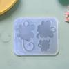 Silicone Mold Clovers Accessories Molds Practical Epoxy Resin Keychain Pendant Ornaments Mould Jewelry Making Supplies