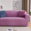 Ensfarget fløyelssofatrekk Sofa Sliptrekk Mykt stoff Stretch Sofa Sliptrekk L Form Hjørne Funda Sofa Elastisk sofatrekk