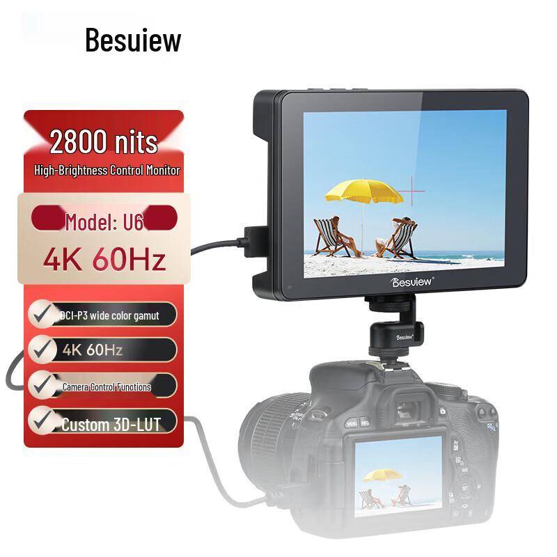 Bestview U6 5.5-inch Ultra-Bright On-Camera Monitor