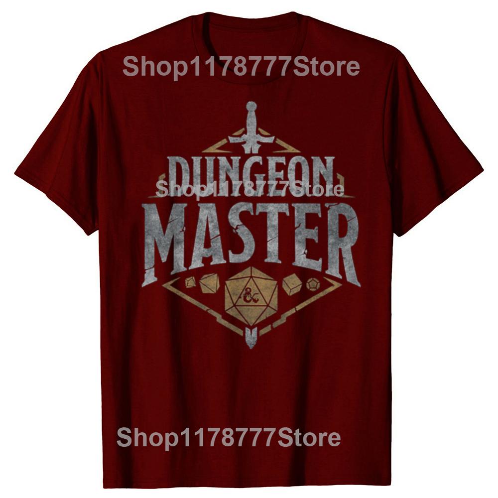 Lustige Dungeons & Dragons Spielleiter T-Shirts Baumwolle Kurzarm Geschenke Herrenbekleidung Mode Lässig Locker Oversize T-Shirt