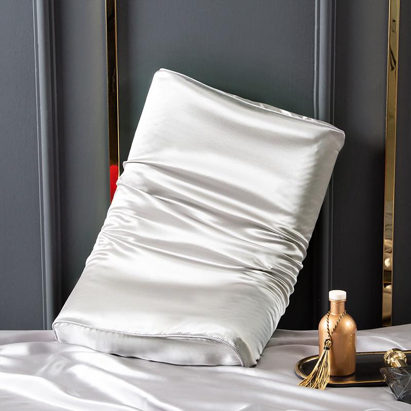 6A Grade Natural Mulberry Silk Latex Pillowcase Superior Quality Protect Hair Pillow Case Solid Color Bedding Pillowcover