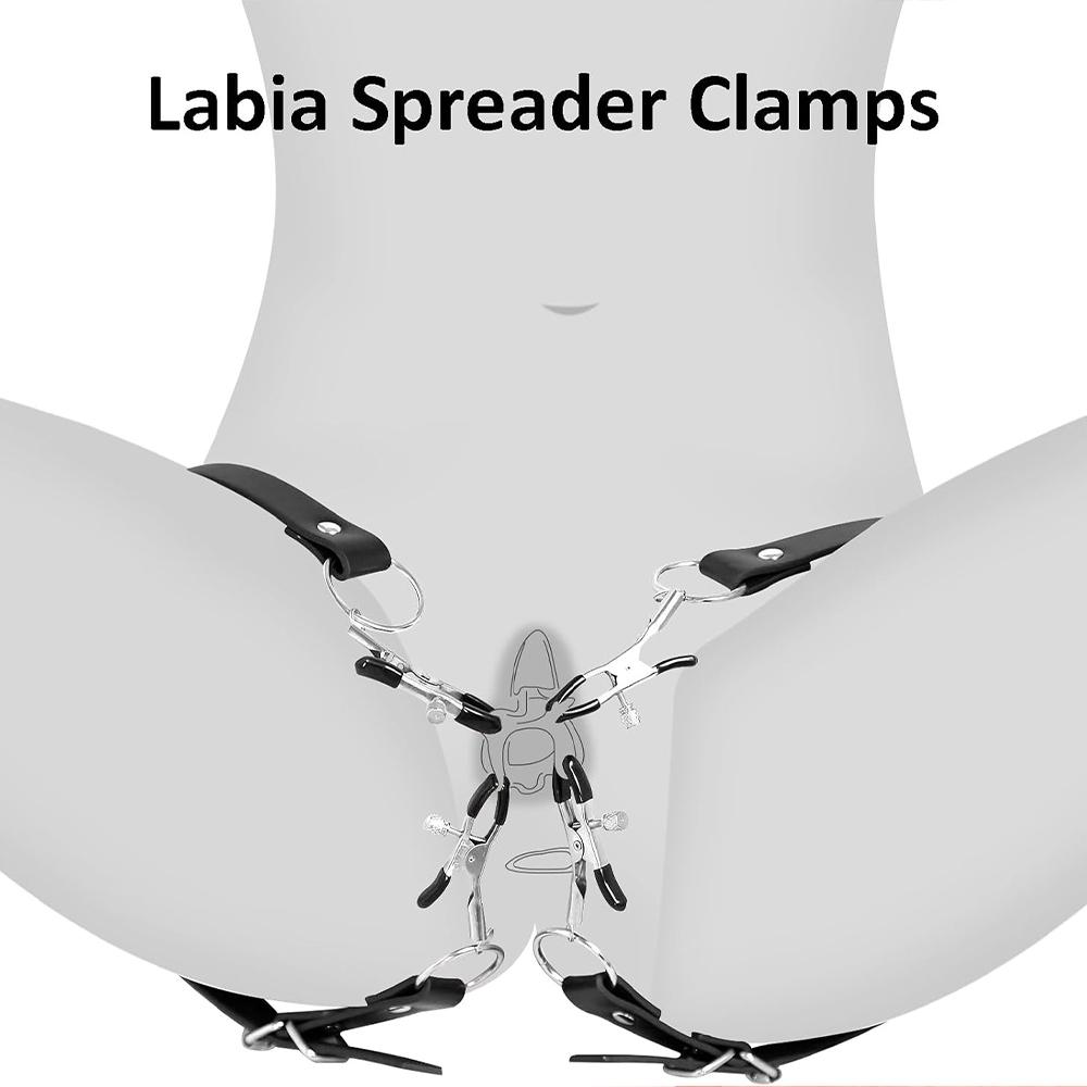 Clitoris Clamps Pussy Women Sex Toy Clit Clamp SM Bondage Breast Nipple Clip Flirt Labia Spreader 18+ Adult Games Sextoy