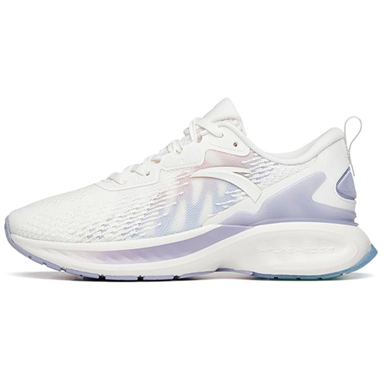 

new Anta Tron 1.5 Durable Breathable Low Top Running Shoes Women s White Purple 35.5