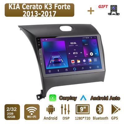 Android Carplay Car Radio For KIA Cerato K3 Forte 2013-2017 Multimedia Player Head Unit Stereo GPS Navigation BT WIFI 2+32GB