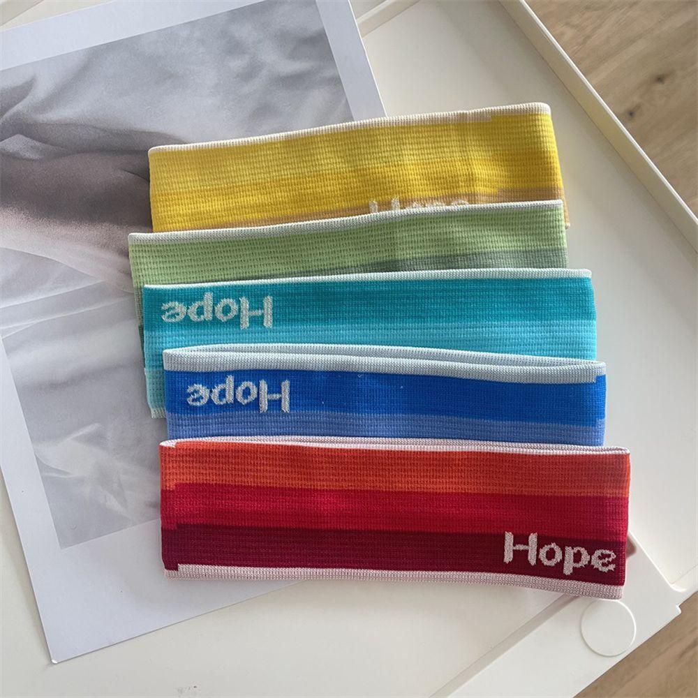 

Yoga Letter Knitted Exercising Sweatband Outdoor Sports Headband Hair Wrap Brace Fitness Hair Bands чёрный