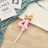 1PC Digital Birthday Wedding Party Cupcake Decor Bowknot Princess Number Candles Cute