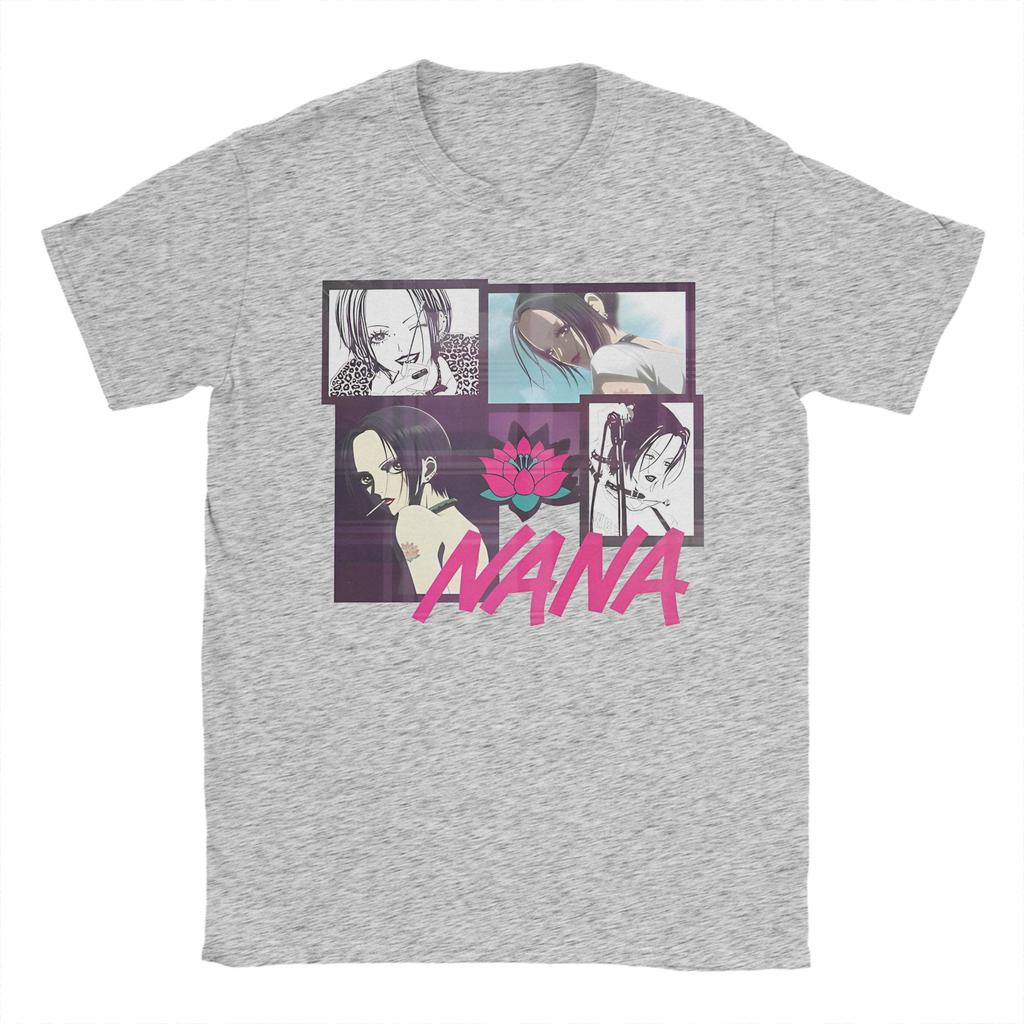 Nana Fitted Scoop T-Shirts Men Women Osaki Anime Kawaii Cartoon Vintage Cotton Tee Shirt Short Sleeve T Shirts Original Tops
