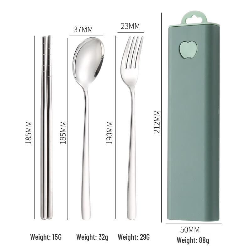Ru Han Stainless Steel Portable Cutlery Set