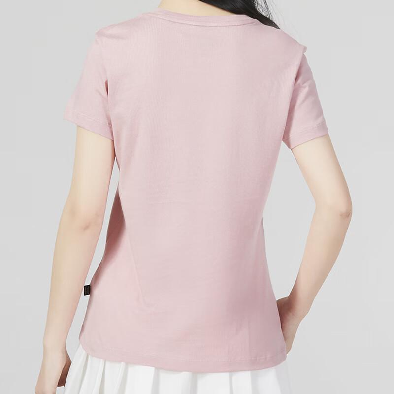 New PUMA Set in Sleeve T Shirt Women's Pink 673655-80