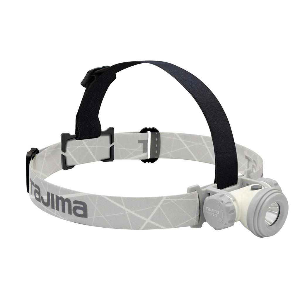 Tajima LED Maximum Brightness 18 Hours of Light At 5lm LE-M075D-W Headlight, White, 70lm,