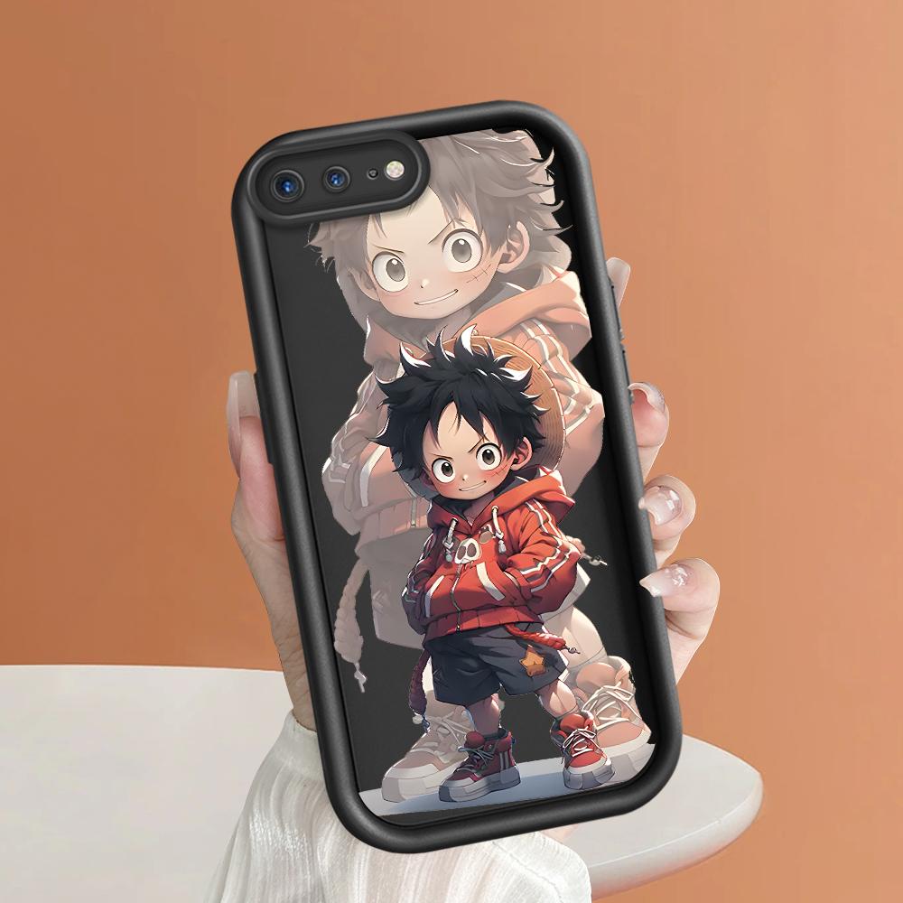 Cute Luffy Pattern Pattern Phone Case for iPhone Samsung Galaxy Xiaomi Redmi POCO HUAWEI Honor Shockproof Rubber Soft Flexible Cover Casing