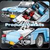 329 STK Roadster Car Building Block Creative City Vehicle Diy Car Model Bricks Desktop Display Leker for barn Julegaver