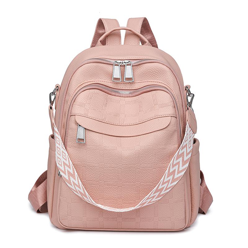 PU Backpack Multi-function Shoulder Bag Large Capacity Lightweight Women's Backpack