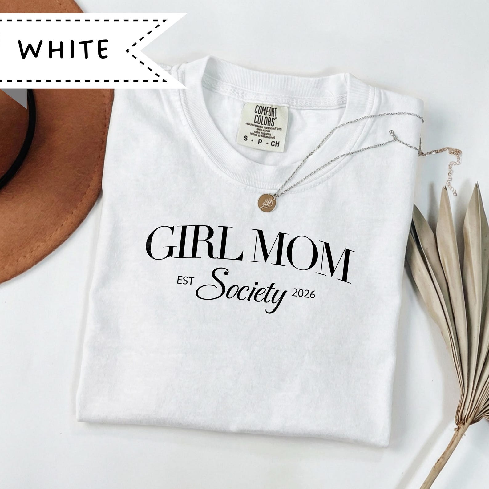 Girl Mom Society T-Shirt, Comfort Colors® Mama Tee, Trendy Mom Tee, Mother s Day Appreciation S
