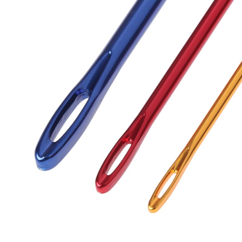 Croșetat din aluminiu afgan Ac de tricotat Instrument de tricotat manual cu gaură de filet