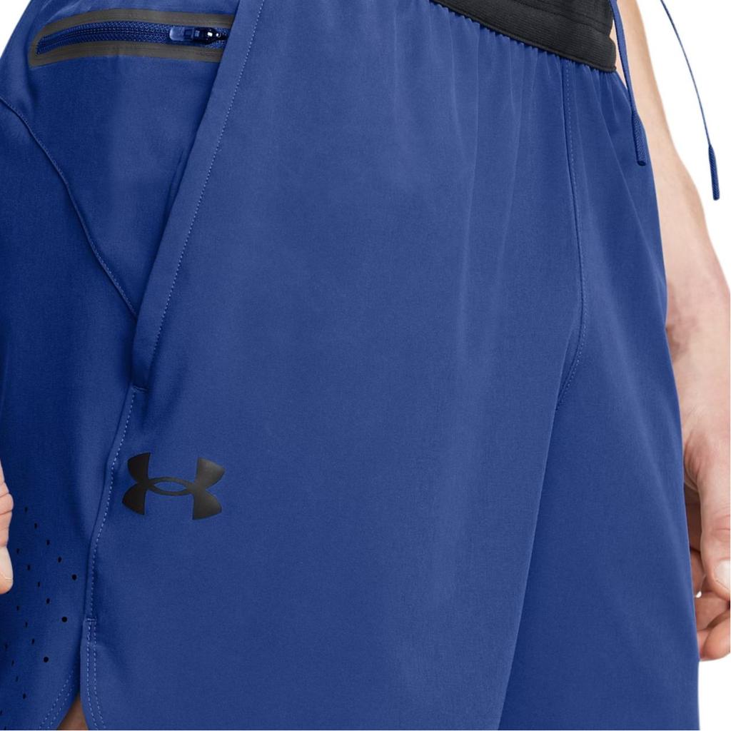 Under Armour Woven Training Breathable Color Block Comfortable Casual Sports Shorts Men shorts Tech-Blue 1376782-432