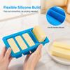 4 Cavity Butter Stick Tray With Lid Rectangular Butter Mold Silicone Butter Mold  Homemade Butter