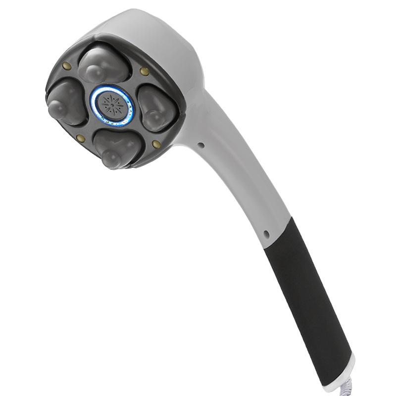 Handheld 4 Silicone Massage Head Hammer Massager 33W Powerful Vibration Massager with Negative Ion Function