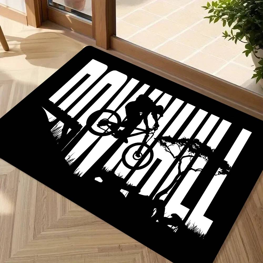 Downhill Mountain Biking Floor Mat Suitable For Living Room Kitchen Bathroom Non-slip Mat Household Foot Mat