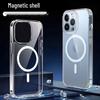 Acrylic Transparent Magnetic Phone Case for iPhone 13 Pro/15 Pro with Boxed Packaging and Premium Feel