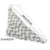Women Sunproof Lace Triangle Kerchiefs Lightweight Summer Tie Back Kerchiefs