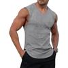 Herren Trainings Tops Sommer Fitnessstudio Fitness Sportliche Tanktops Lässig V-Ausschnitt Textur Muscle Fit Bequem Schnelltrocknend Westen