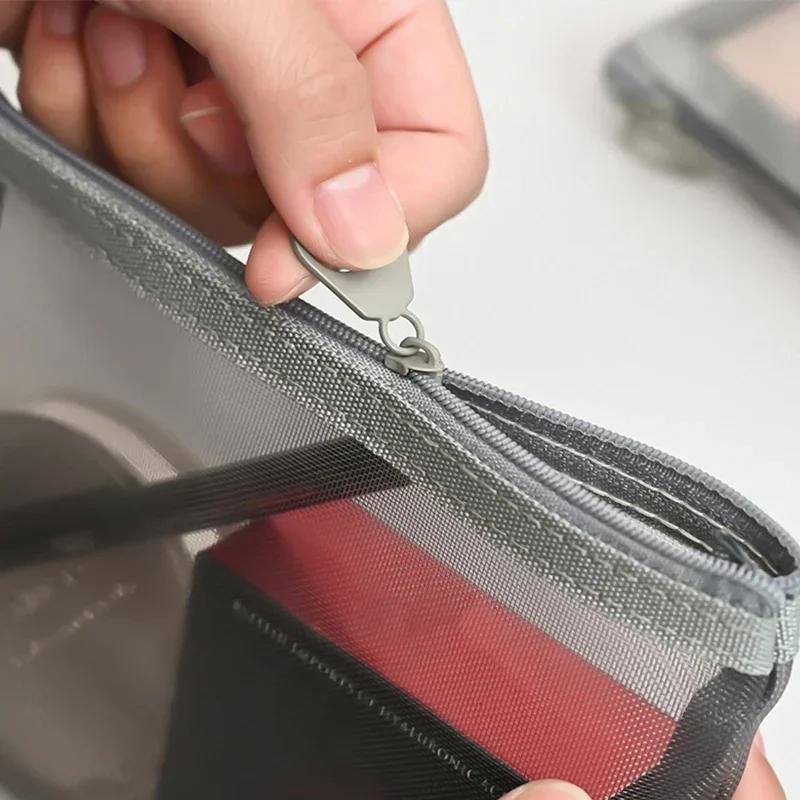 Dámská síťovaná kosmetická taška Cestovní úložná taška na make-up Organizér Dámská taštička na make-up Přenosná Malá Velká Kosmetická taštička na toaletní potřeby