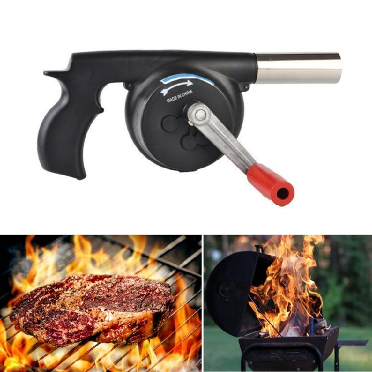 BBQ Fan Air Blower Barbecue Fire Bellows for Picnic Camping Cooking Accessories