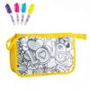 2024 Hot Selling Painting Diy Doodle Bags for Kids Children's Painting Puzzle Coloring Handbag Doodle Painting Bag