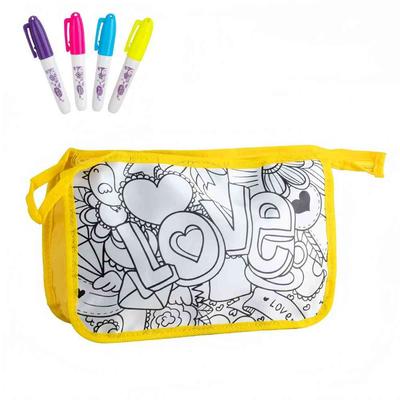2024 Hot Selling Painting Diy Doodle Bags for Kids Children's Painting Puzzle Coloring Handbag Doodle Painting Bag