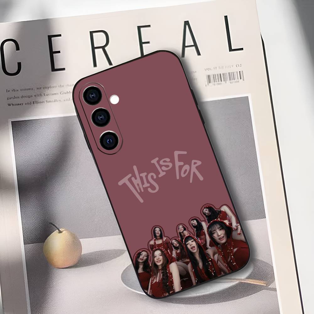 K-POP TWICES Phone Case For Samsung Galaxy A73,A72,A71,A70,A53,A52,A51,Others Soft Black Cover