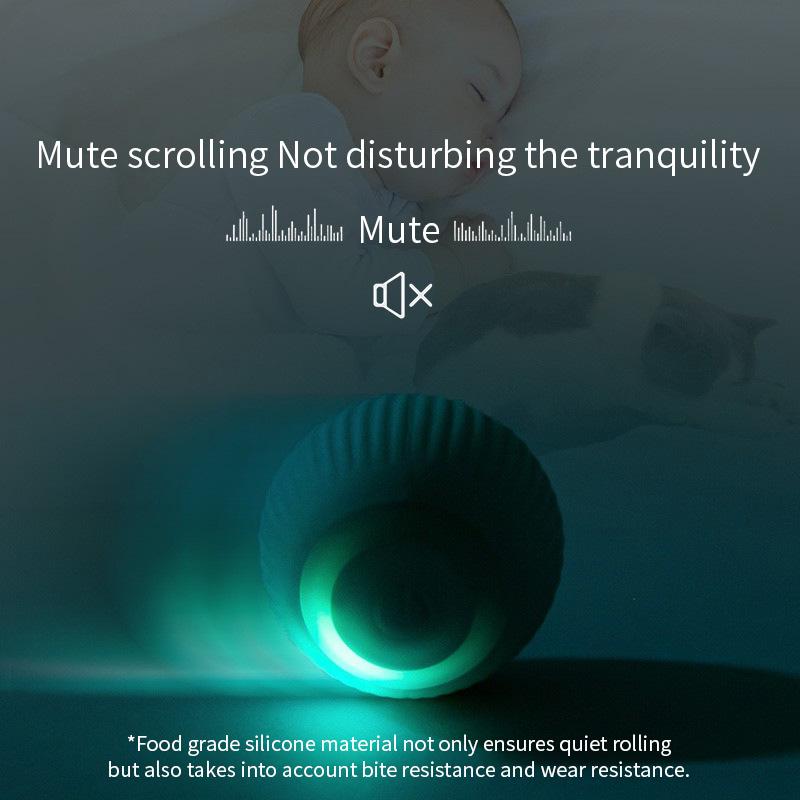 Intelligentes Katzenspielzeug, automatischer rollender Ball, elektrisches Katzenspielzeug, interaktiv, für Katzen, Training, selbstbewegendes Kätzchenspielzeug, Haustierzubehör