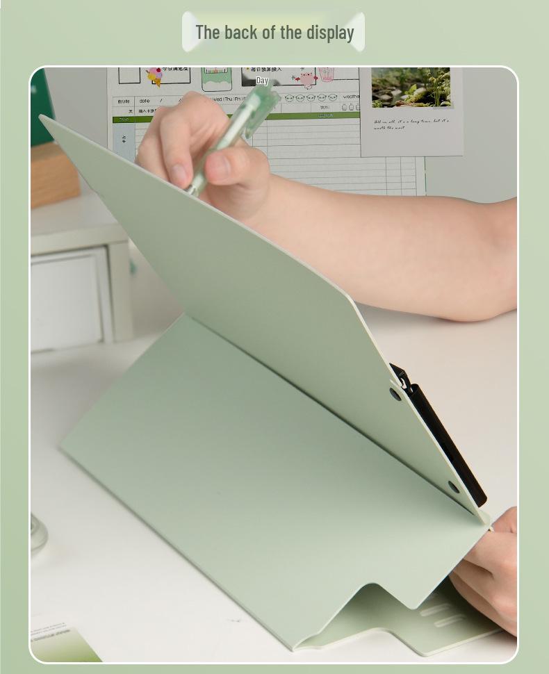 Durable A4 Vertical Clipboard with Writing Pad and Thickened Clips