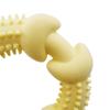 Pet Molar Toy Circle Shape Dog Chew Toy Puppy Teether Toy Teeth Cleaning for Dogs Safe Flexible TPR Multiple Colors