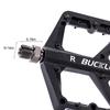 BUCKLOS Pedals DU Bearing Bicycle Pedal Platform Ultralight Nylon Road Mountain Bike Pedal Non-slip MTB Flat Pedals Bicycle Part 6