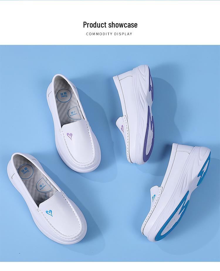 Women's Air Cushion Soft Sole Breathable Shoes - Comfortable & Versatile for Hospital Work
