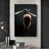 Modern Sexy Female Elegant Handheld Wine Glass Canvas Painting Women Poster Prints Wall Art Pictures Room Hallway Bathroom Decor