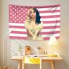 Melanie Martinezs USA Flag Tapestry Pop Singer Home Decor Wall Hanging Dorm Backdrop Party Concert Banner Decor Gift for Fans