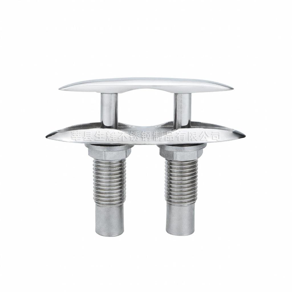 Concealed Cleat Mirror-Polished Hardware Heavy Duty for Boats, Docks