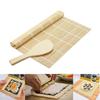 Коврик для суши Yousheng Bamboo с ложкой для риса, натуральный коврик для суши, безопасные для пищевых продуктов принадлежности для приготовления суши, формовки и формовки суши-роллов