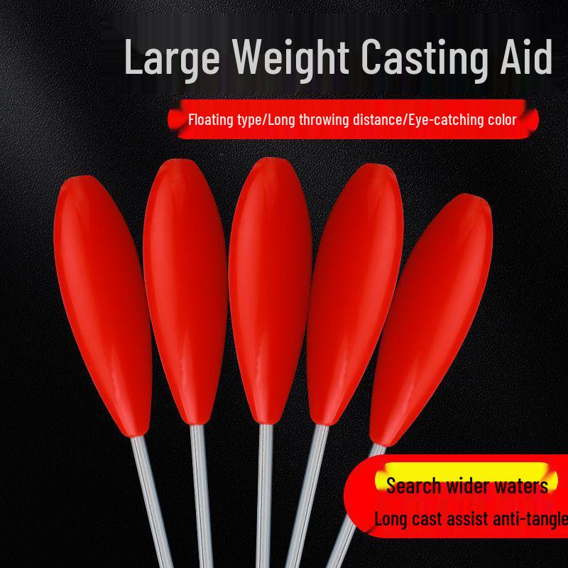 Schwimmende Köderhilfe: 30g, 35g, 40g, 50g - Long Cast Fliegenhaken Weichköder für Angelausrüstung