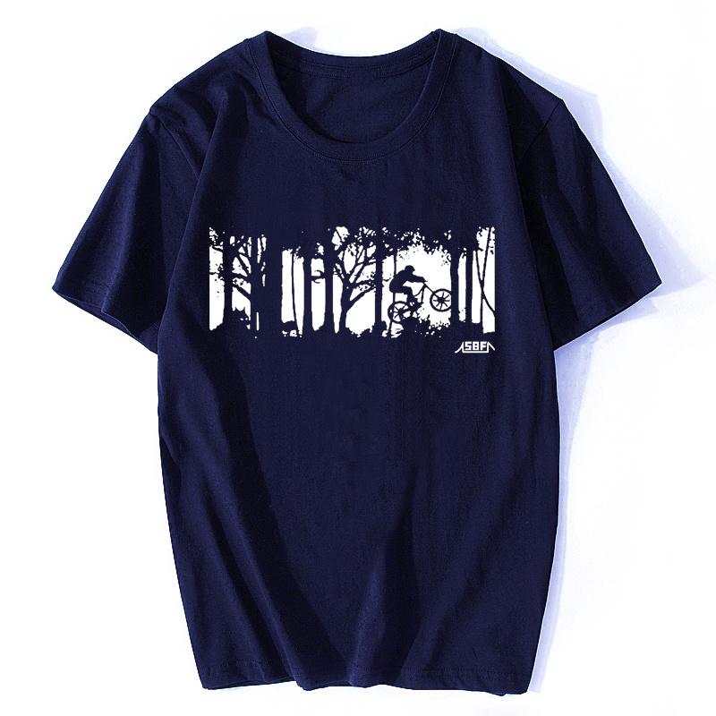 Mountainbike MTB T-Shirt Kurzarm Custom T-Shirt Herren Pop Rashguard Baumwolle O-Ausschnitt T-Shirt Lustige T-Shirts Tops