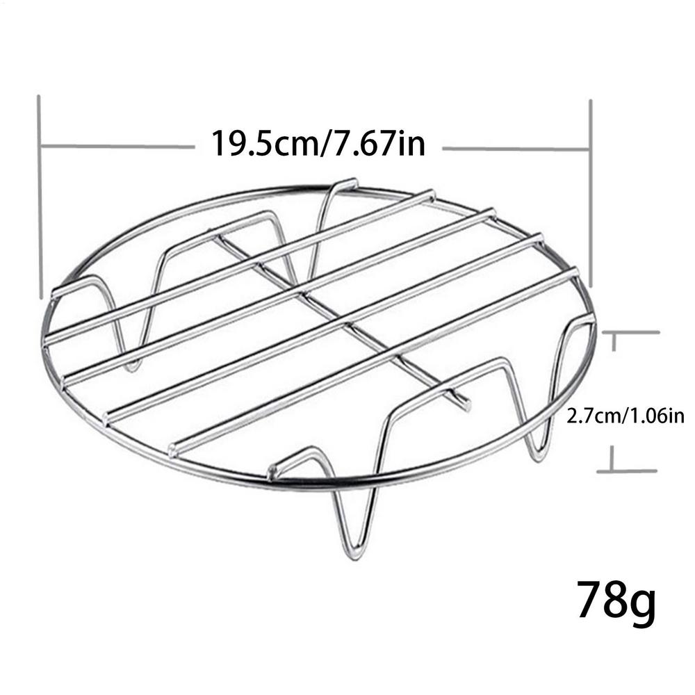 Thick Stainless Steel Steamer Rack Food Kitchen Cookware Steamer Rack Insert Stand Kitchen Heating Cooking Steaming Supplies